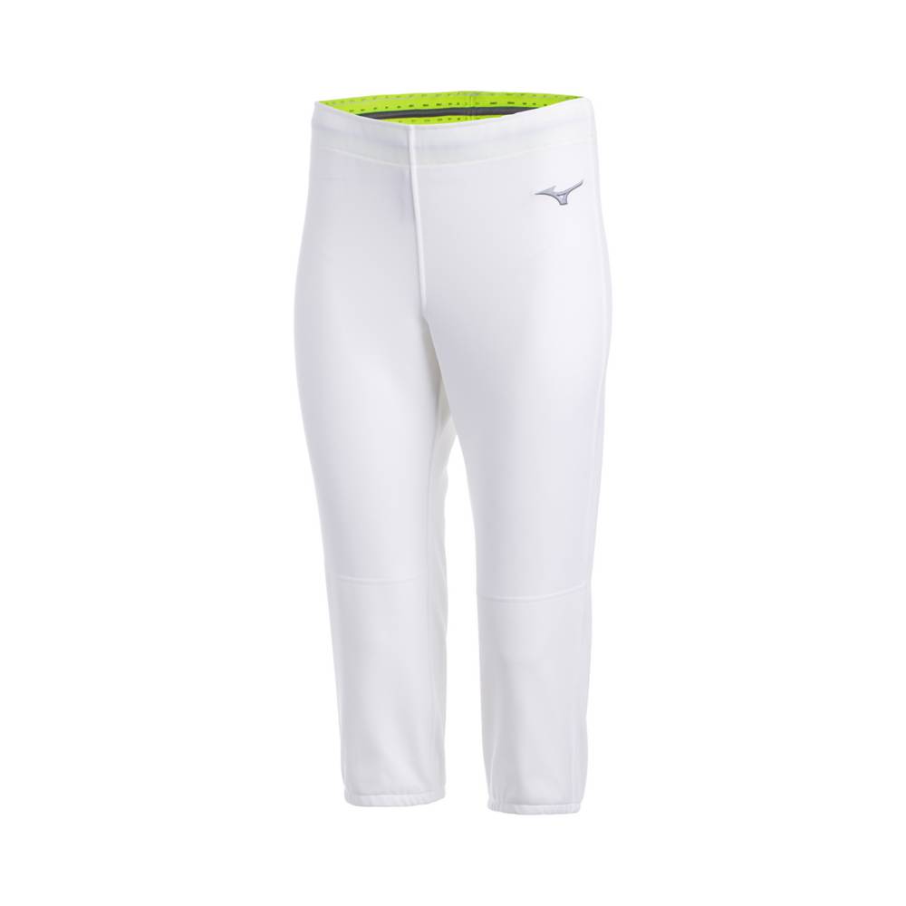 Womens Mizuno Stretch - Unbelted Softball Pants White Philippines (NVQCLS739)